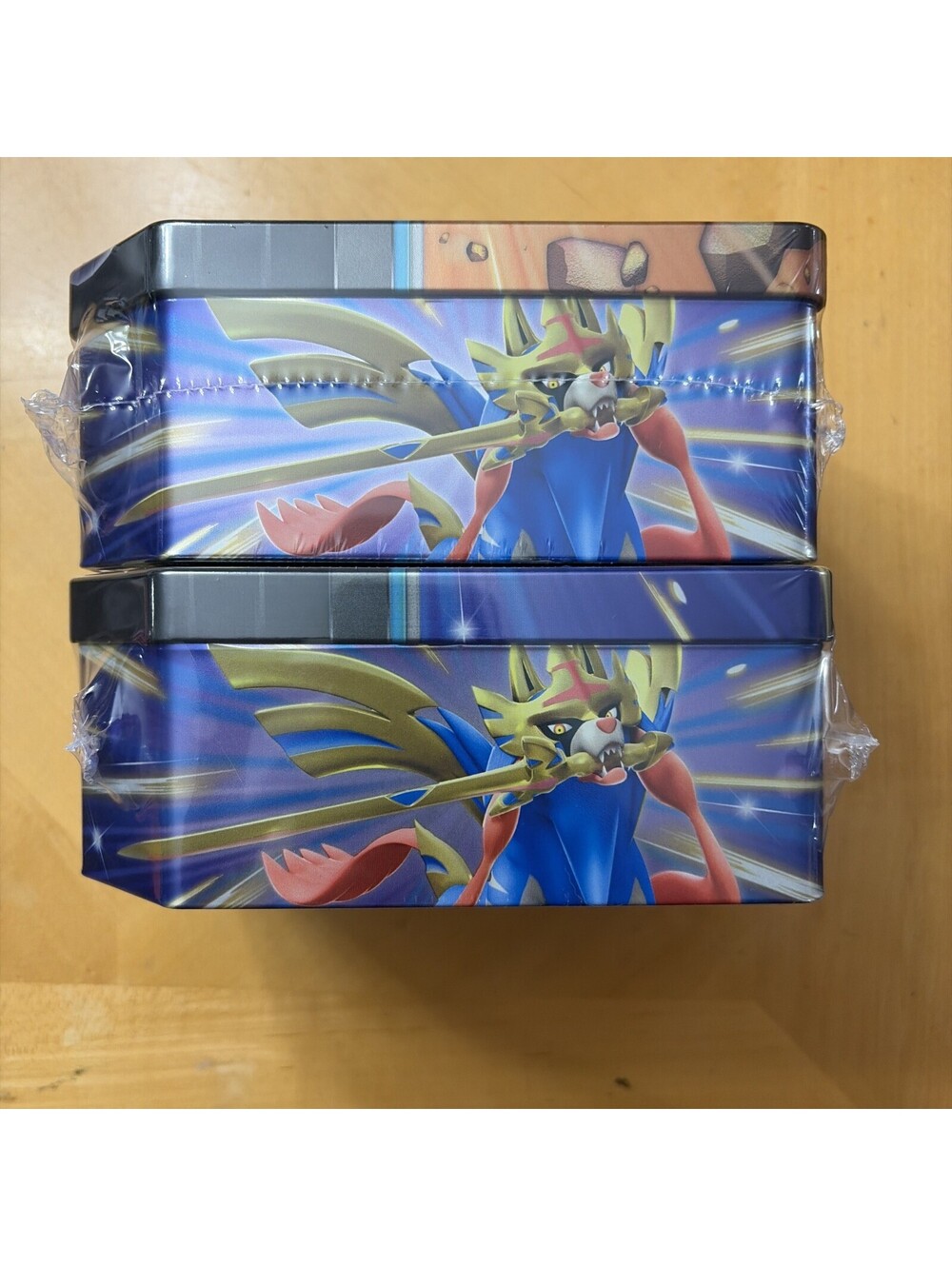 Pokémon TCG Slashing Legends Tin Art Set SEALED Zacian&Koraidon 10 Booster Packs - Picture 3 of 7
